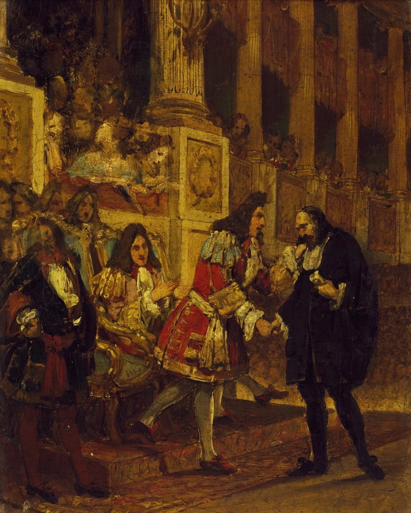 Joseph Désiré Court - Pierre Corneille ricevuto dal Grand Conde